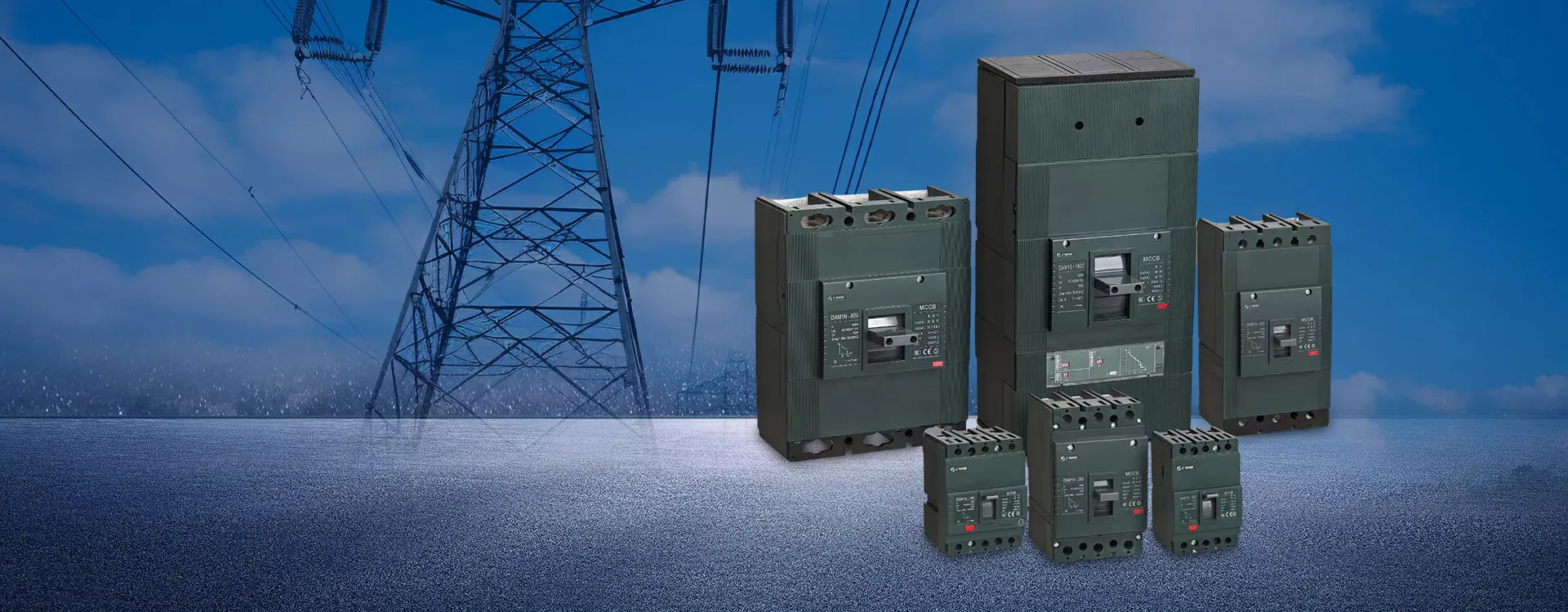 الحلول الكهربائية ذات الجهد المنخفض CDADA - قواطع MCCB MCB DC المعتمدة من CE للمشاريع الصناعية والطاقة الشمسية