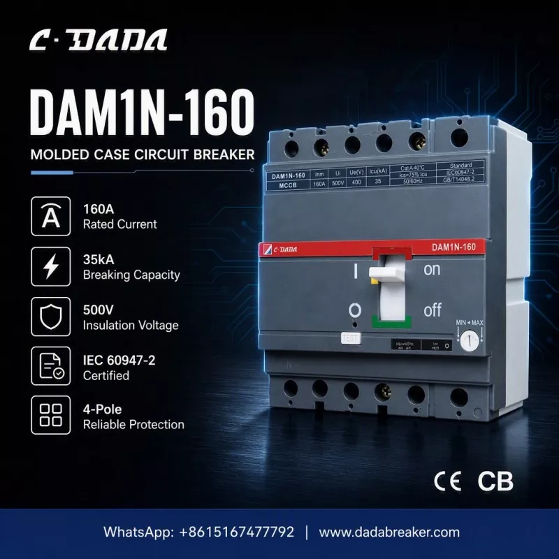 الحماية الدقيقة للشبكات الصناعية: C·DADA DAM1N-160 MCCB